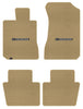 Lloyd Velourtex Front & Rear Mats for '80-81 Accord W/Silver & Black Honda H & W
