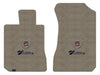 Lloyd Luxe Front Mats for '80-85 Fleetwood W/Cadillac Crest 2 Silver on Black