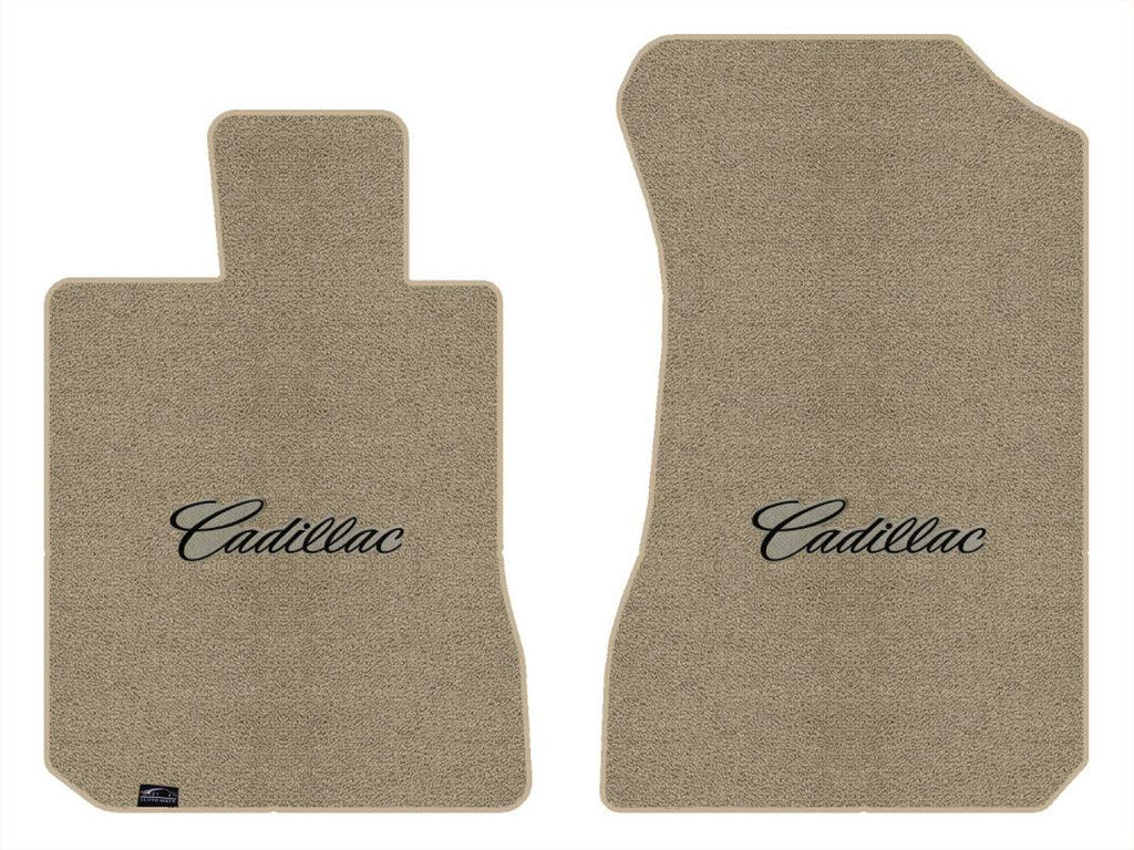 Lloyd Classic Loop Front Mats for '69-70 Cadillac Calais W/Black on Tan Cadillac