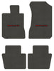 Lloyd Loop Front & Rear Mats for '68-72 Lemans W/Red on Black Pontiac