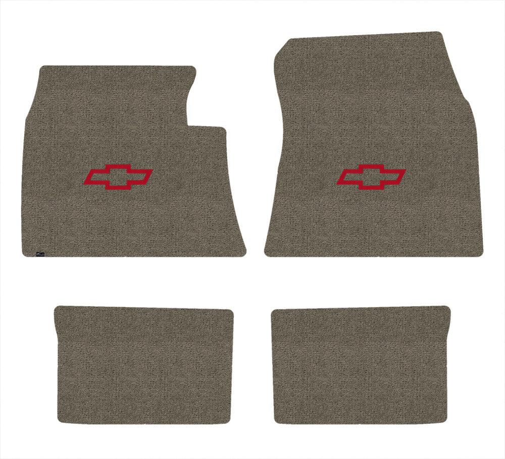 Lloyd Ultimat Front & Rear Mats for '59-60 Bel Air W/Red Chevy Outline Bowtie