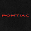 Lloyd Loop Front & Rear Mats for '68-72 Lemans W/Red on Black Pontiac