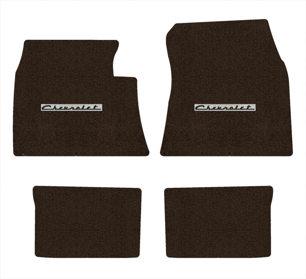Lloyd Ultimat Front & Rear Mats for '59-60 Chevy Bel Air W/Black on Silver Chevy