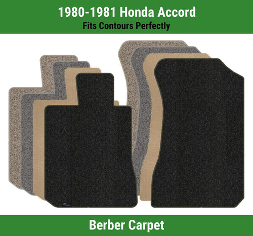 Lloyd Berber Front Row Carpet Mats for 1980-1981 Honda Accord