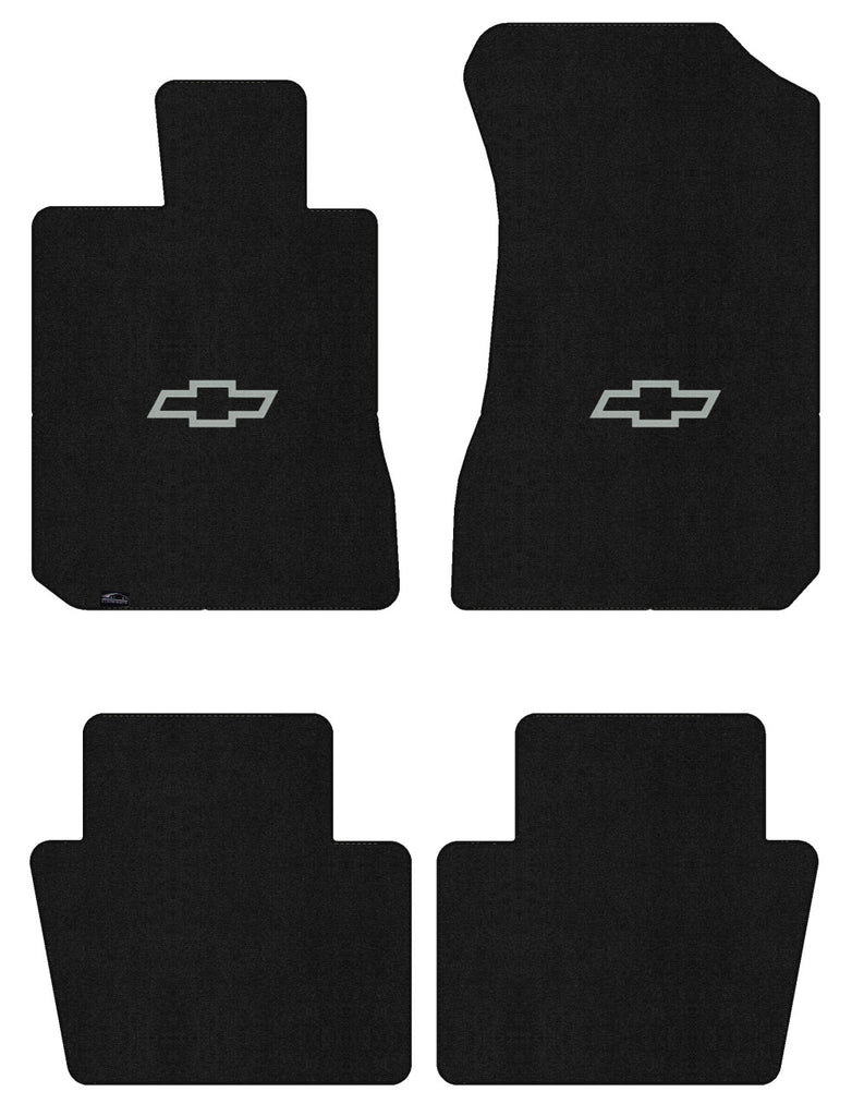 Lloyd Ultimat Front & Rear Mats for '96-98 Tracker W/Silver Outline Chevy Bowtie