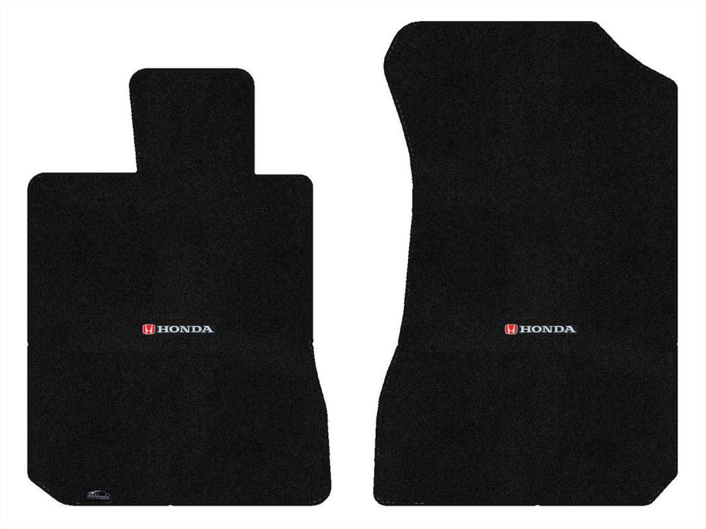 Lloyd Ultimat Front Mats for '80-81 Accord W/Red & Black Honda H & Word Combo