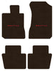 Lloyd Loop Front & Rear Mats for '68-72 Lemans W/Red on Black Pontiac