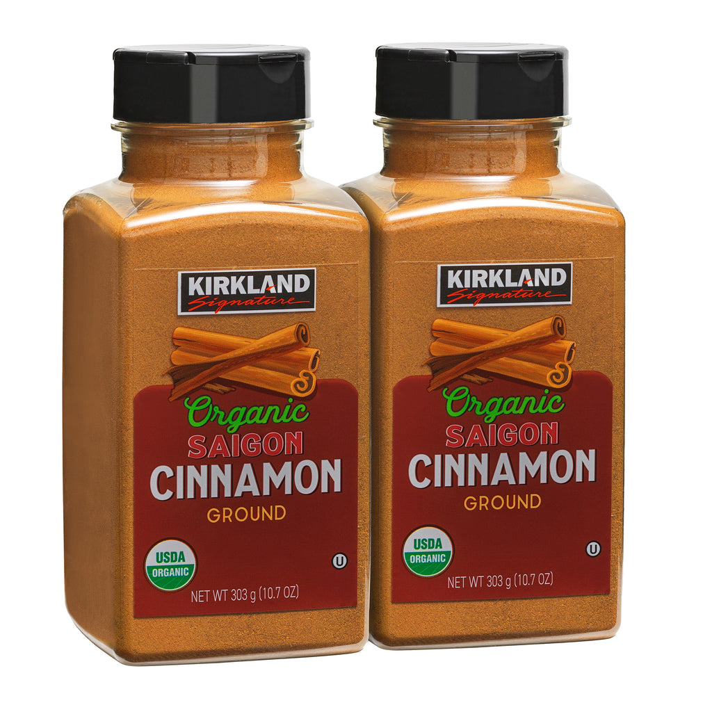 Kirkland Signature Organic Ground Saigon Cinnamon, 10.7 oz., 2-count