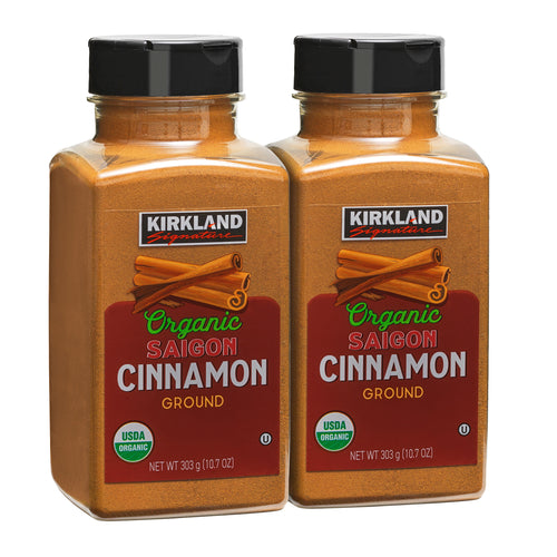Kirkland Signature Organic Ground Saigon Cinnamon, 10.7 oz., 2-count