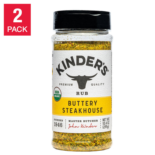 Kinder's Organic Buttery Steakhouse 10.4 oz, 2-pack