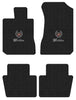 Lloyd Luxe Front & Rear Mats for '71-73 Calais W/Cadillac Crest 2 Silver/Black O