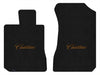 Lloyd Ultimat Front Mats for '65-66 Cadillac Calais W/Gold on Black Cadillac
