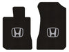 Lloyd Berber Front Carpet Mats for '86-87 Honda Accord W/Silver on Black Honda H
