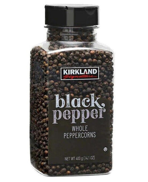 Kirkland Signature Whole Black Pepper Peppercorn 14.1 Oz