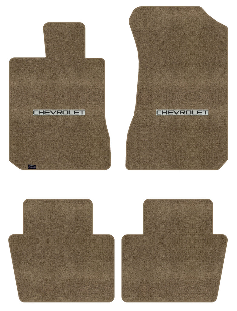 Lloyd Ultimat Front & Rear Mats for '99-04 Chevy Tracker W/Chevy Black on Silver