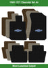 Lloyd Luxe Front & Rear Mats for '69-71 Chevy Bel Air W/Chevy Vintage Bowtie