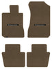 Lloyd Velourtex Front & Rear Mats for '72-76 Impala W/Impala Script Silver on Bl