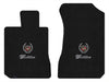 Lloyd Ultimat Front Mats for '71-73 Calais W/Cadillac Crest 2 Silver/Black on Gr