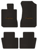 Lloyd Berber Front & Rear Mats for '80-85 Fleetwood W/Gold on Black Cadillac