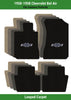 Lloyd Classic Loop Front & Rear Mats for '58 Chevy Bel Air W/Centennial Bowtie