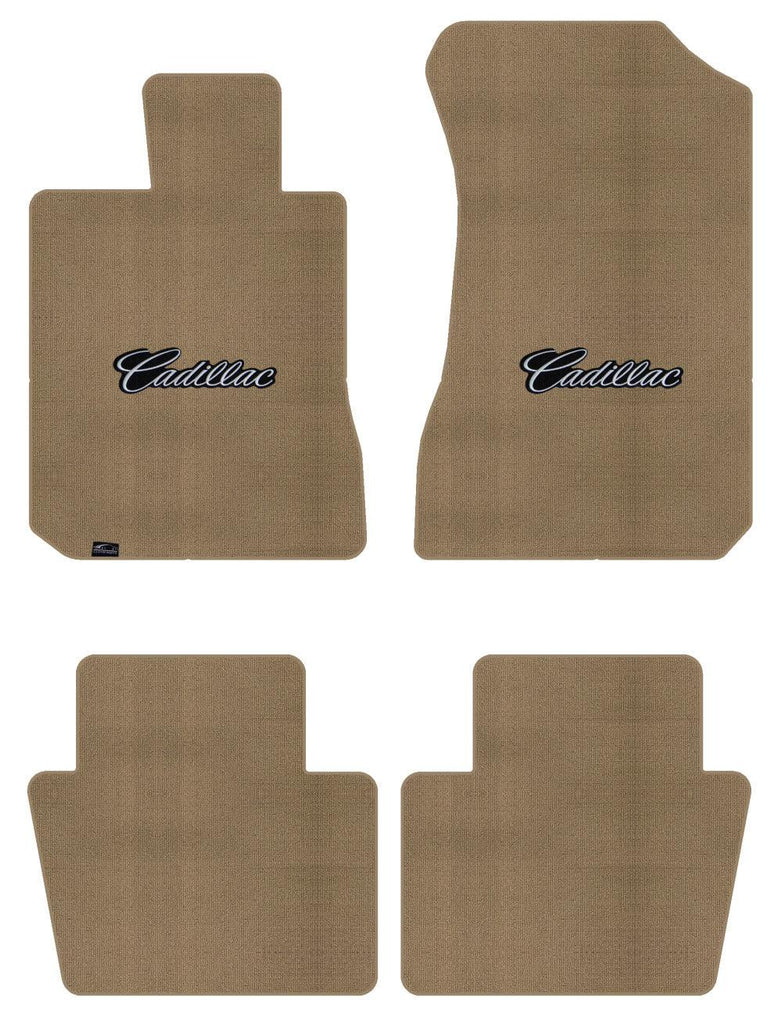 Lloyd Berber Front & Rear Mats for '71-73 Calais W/Silver on Black Cadillac