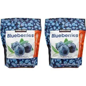 2 Packs Kirkland Signature Whole Dried Blueberries 20 Oz Each Pack - dealwake