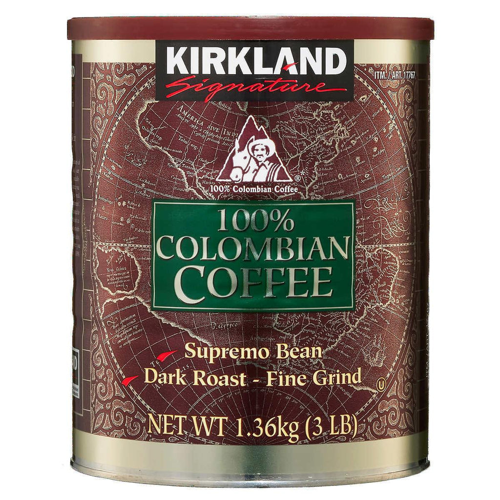 2 X Kirkland Signature 100% Colombian Coffee Ground 3 LB Ea 6 LB Total