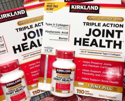 2 X Kirkland Signature Triple Action Joint Health 110 Ct *220 Total W/Collagen