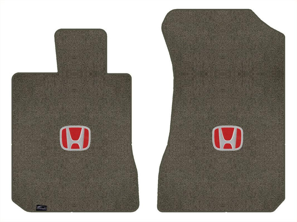Lloyd Ultimat Front Carpet Mats for '96-00 Honda Civic W/Red on Black Honda H