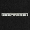 Lloyd Berber Front & Rear Mats for '90-94 Chevy Lumina W/Chevy Black on Silver