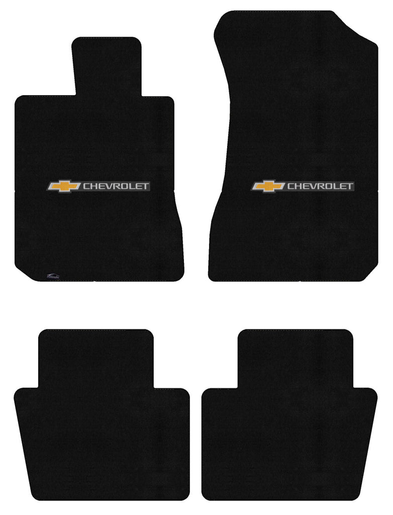 Lloyd Velourtex Front & Rear Mats for '96-98 Chevy Tracker W/Chevy Bowtie & Word