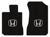 Lloyd Classic Loop Front Mats for '84-85 Honda Accord W/Silver on Black Honda H