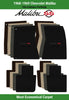 Lloyd Velourtex Front & Rear Mats for '68-69 Chevy Malibu W/Black/Red Malibu SS