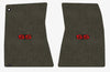 Lloyd Ultimat Front Carpet Mats for '68-69 Chevy Malibu W/Red on Black SS Logo