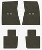 Lloyd Ultimat Front & Rear Mats for '68-69 Chevy Malibu W/Silver on Black SS