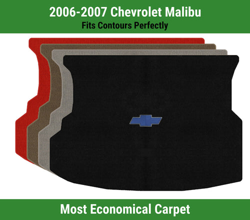 Lloyd Velourtex Trunk Carpet Mat for '06-07 Chevy Malibu W/Blue Chevy Bowtie