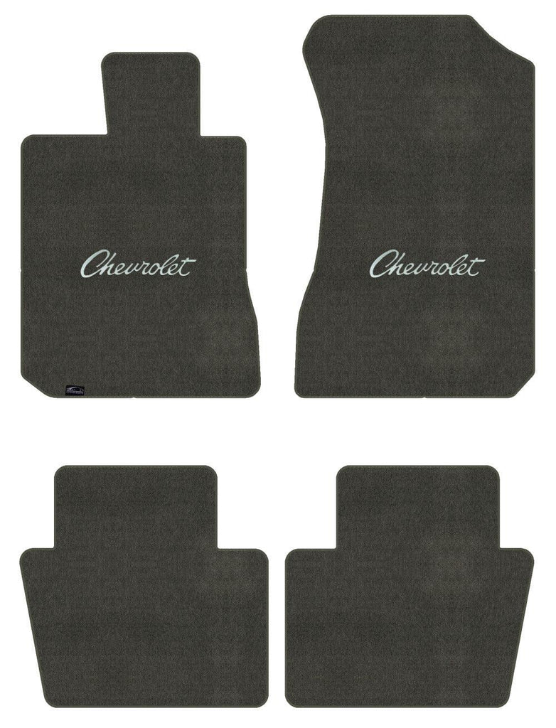 Lloyd Velourtex Front & Rear Mats for '72-76 Chevy Caprice W/Red Chevy Letters
