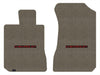 Lloyd Ultimat Front Carpet Mats for '73-77 Chevy Laguna W/Chevy Red on Black