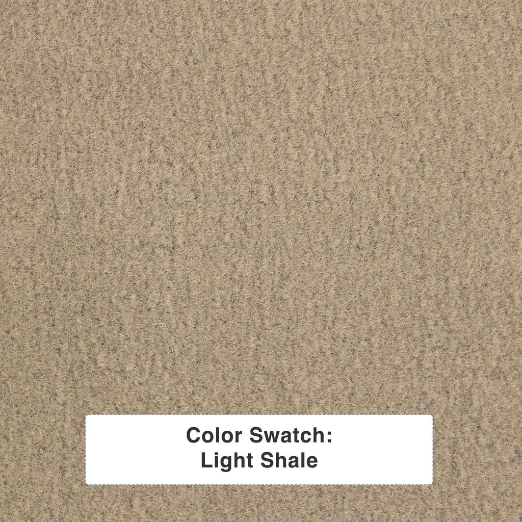 Lloyd Velourtex Front Carpet Mats for '58 Chevy Biscayne W/Black on Silver Chevy