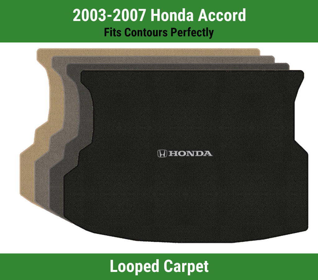 Lloyd Loop Trunk Mat for '03-07 Accord W/Silver & Black Honda H & Word Combo