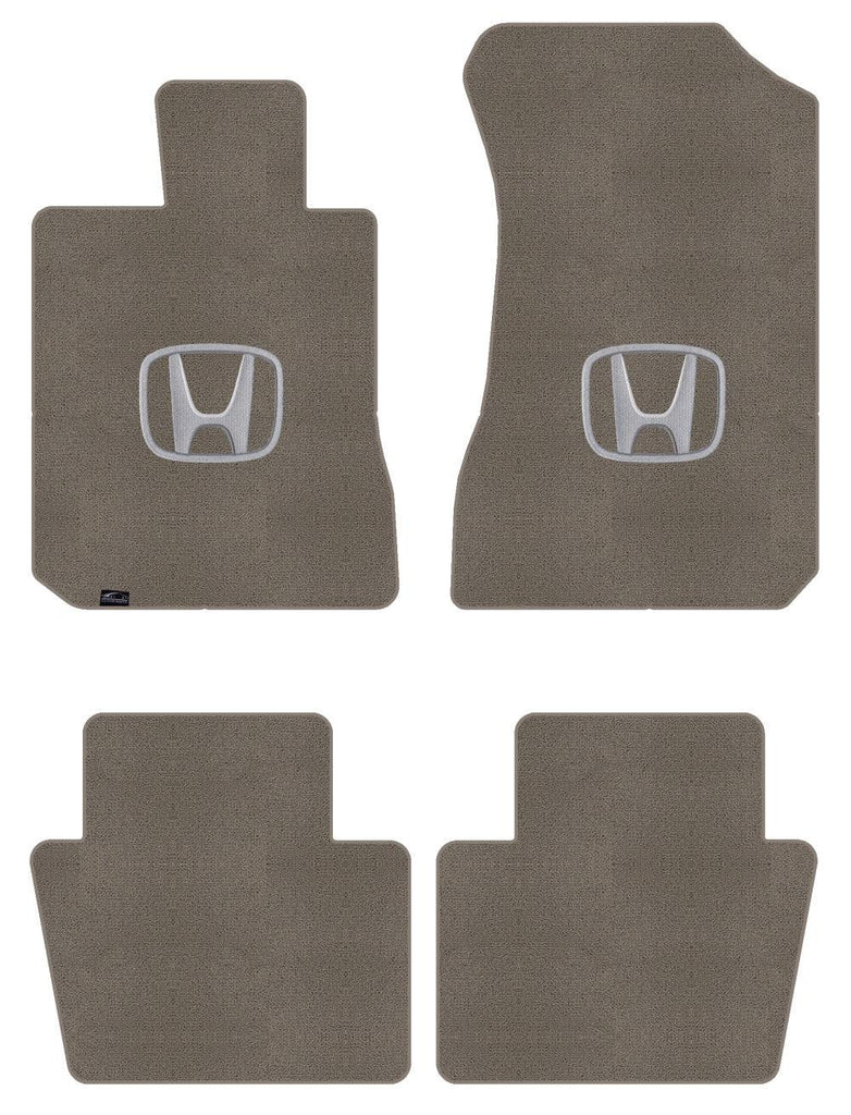 Lloyd Loop Front & Rear Mats for '84-85 Accord W/Silver on Black Honda H