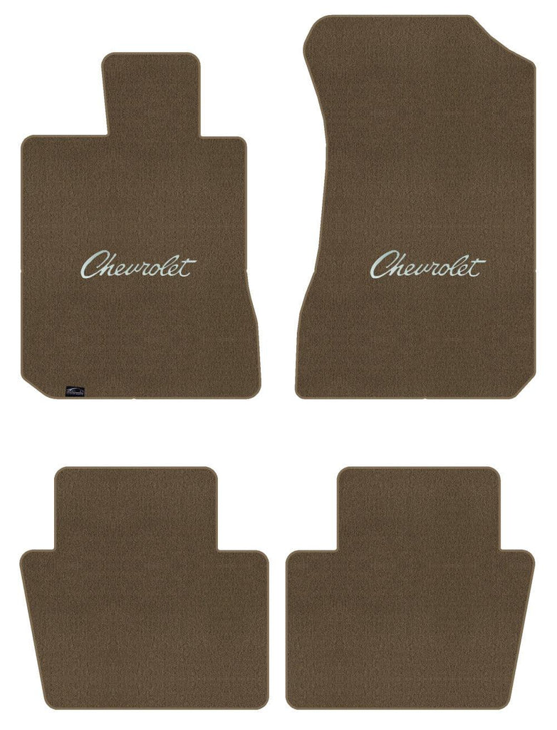 Lloyd Velourtex Front & Rear Mats for '72-76 Chevy Caprice W/Red Chevy Letters