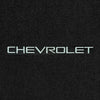 Lloyd Velourtex Front Mats for '77-90 Chevy Caprice W/Chevy Silver on Black