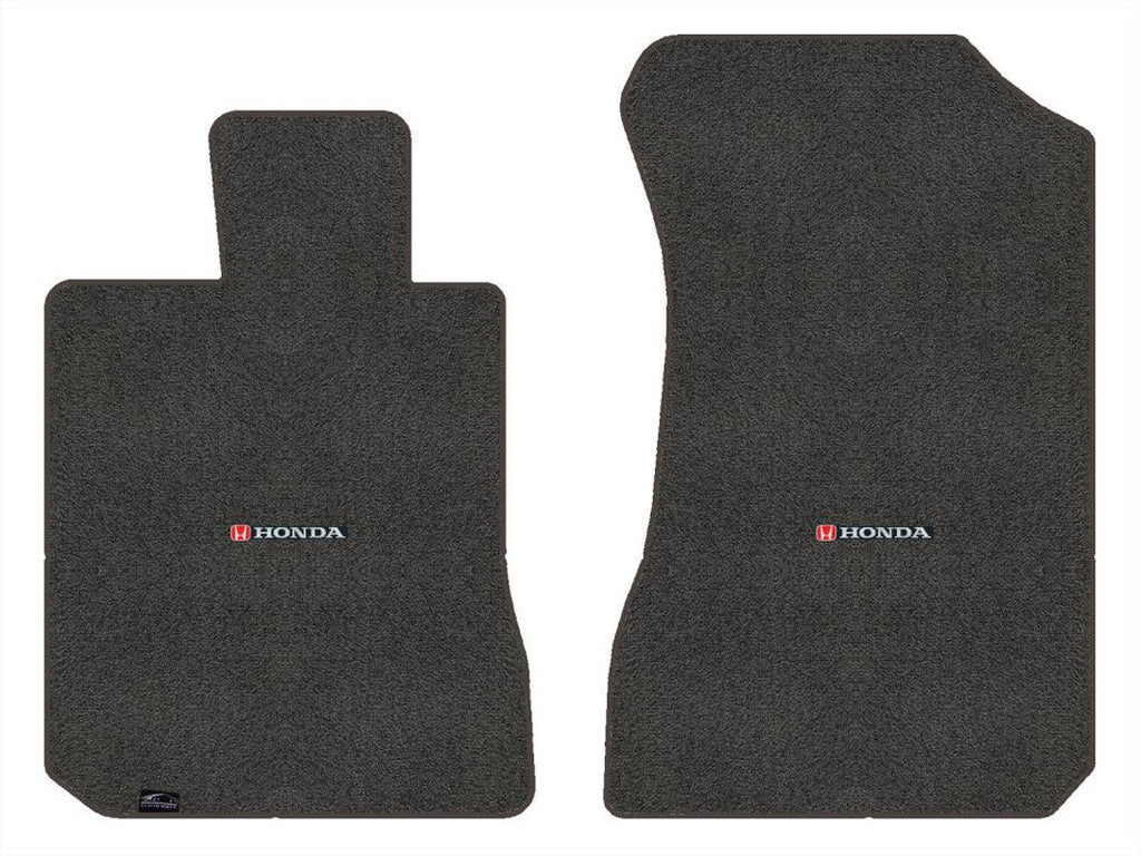 Lloyd Ultimat Front Mats for '80-81 Accord W/Red & Black Honda H & Word Combo