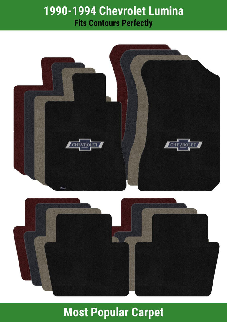 Lloyd Ultimat Front & Rear Mats for '90-94 Chevy Lumina W/Centennial Bowtie
