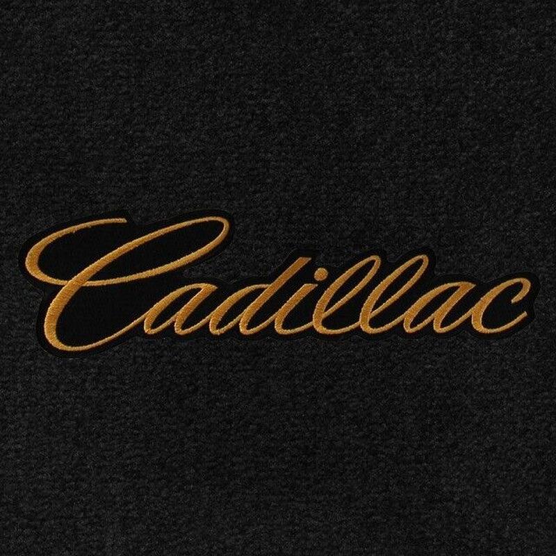 Lloyd Ultimat Front Mats for '65-66 Cadillac Calais W/Gold on Black Cadillac