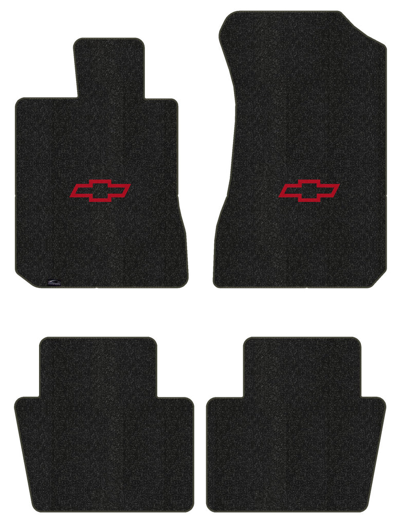 Lloyd Berber Front & Rear Mats for '99-04 Tracker W/Red Chevy Outline Bowtie