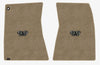 Lloyd Ultimat Front Carpet Mats for '68-69 Chevy Malibu W/Silver on Black SS 396