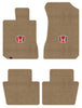 Lloyd Ultimat Front & Rear Mats for '80-81 Honda Accord W/Red on Black Honda H