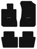 Lloyd Velourtex Front & Rear Mats for '84-85 Accord W/Red & Black Honda H & Word